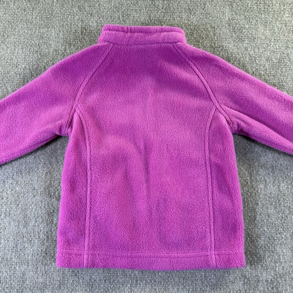 Columbia Infant/Toddler Girls Benton Springs Full Zip Pink Fleece Jacket 18-24 M - Picture 11 of 11